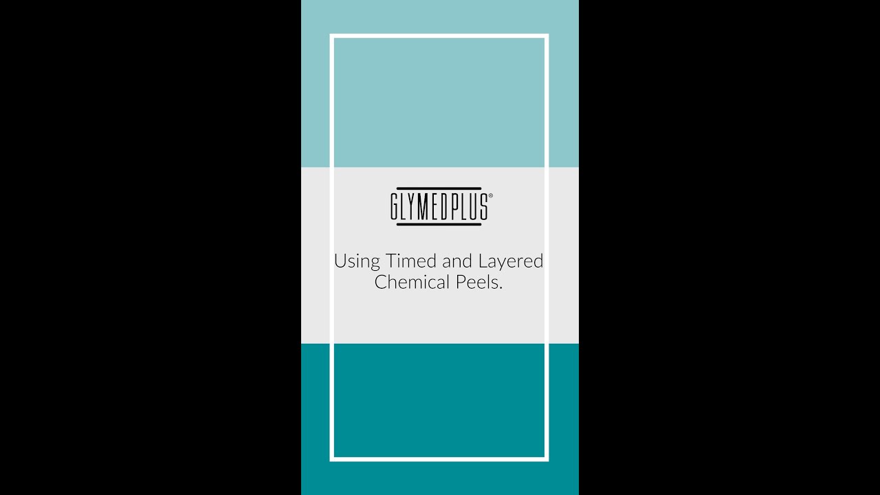 GlyMed Plus Time Vs. Layered Chemical Peels