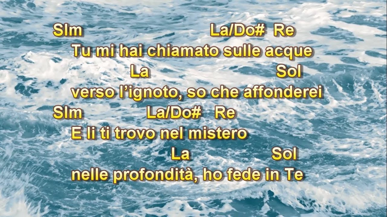 Oceans - IT versione  (Accordi e testo)