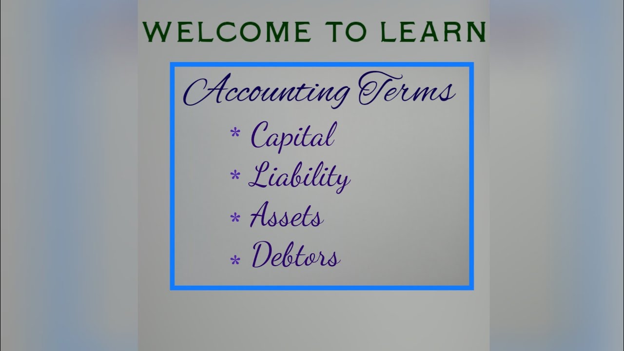 Basic accounting terms and meanings in Tamil|accounting keywords in Tamil|accounts common words