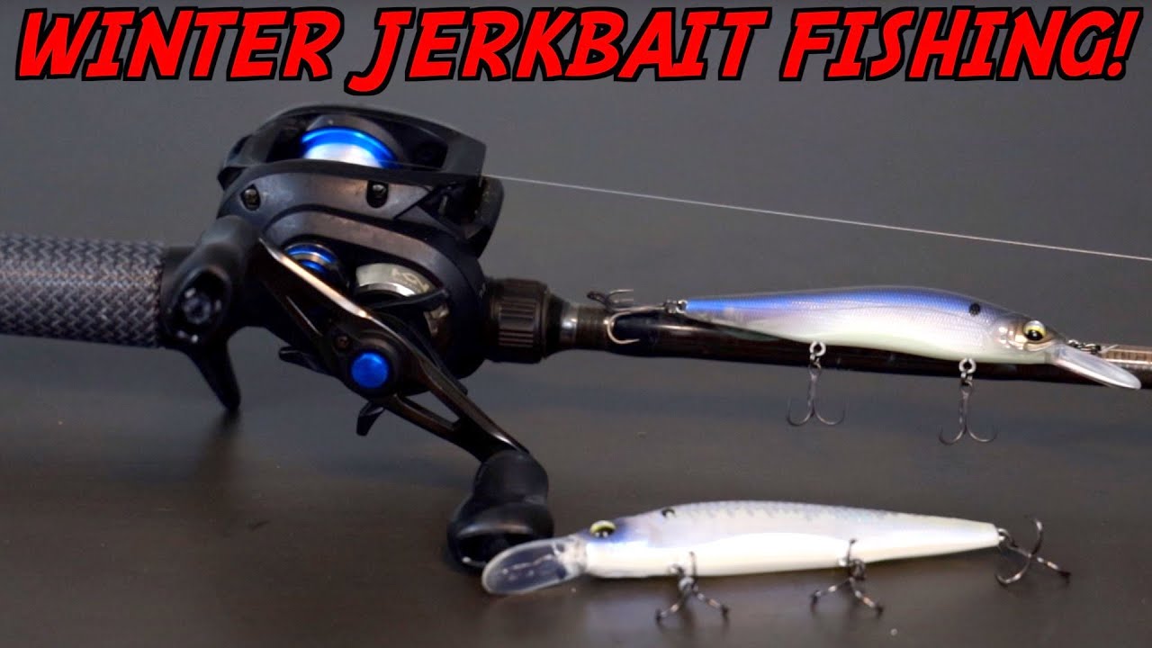 The BEST Winter Jerkbait Fishing Setup!