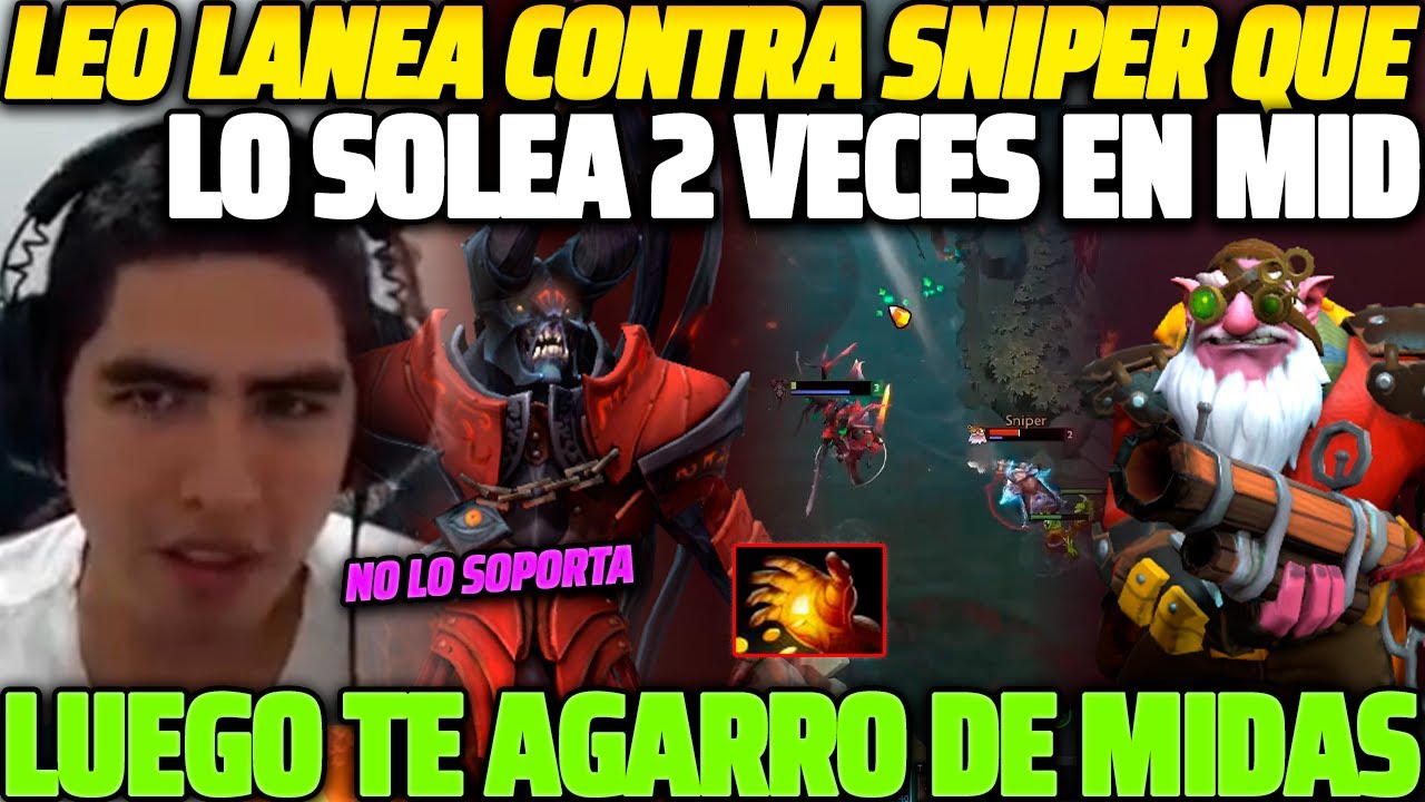 😲 NO LO SOPORTA 😲 LEOSTYLE LANEA CONTRA UN SNIPER QUE LO SOLEA, LE DICE QUE LO AGARRARÁ DE MIDAS 😱