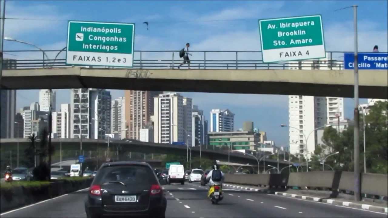 Avenida 23 de Maio / Washington Luís - São Paulo/Capital - Sentido Aeroporto de Congonhas