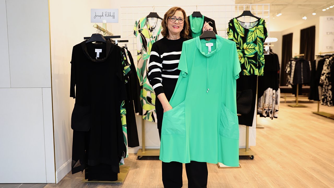 Happy Thursday with Toni Plus! Joseph Ribkoff: Trending Shades of Green | January 18, 2024