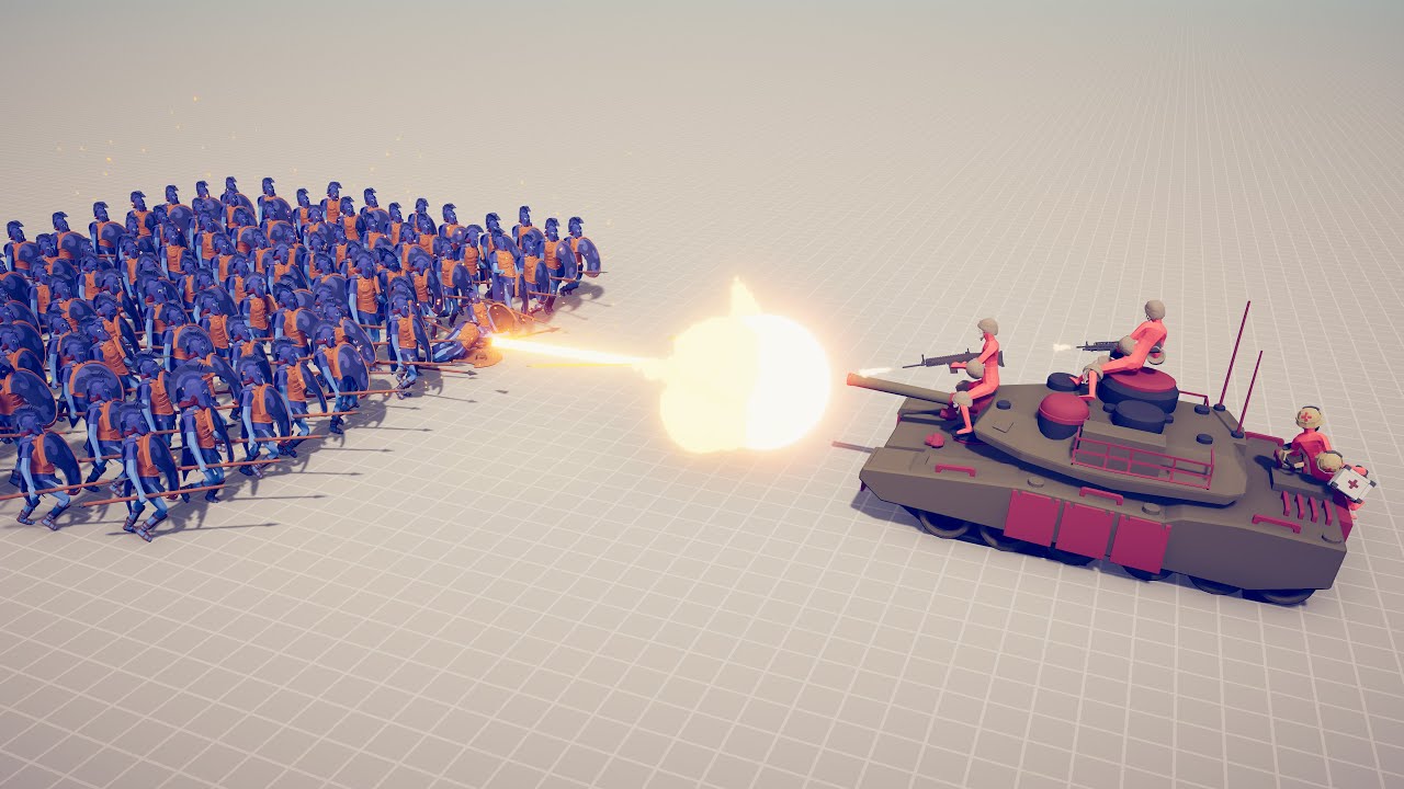 TANK vs ARMIES - Totally Accurate Battle Simulator TABS