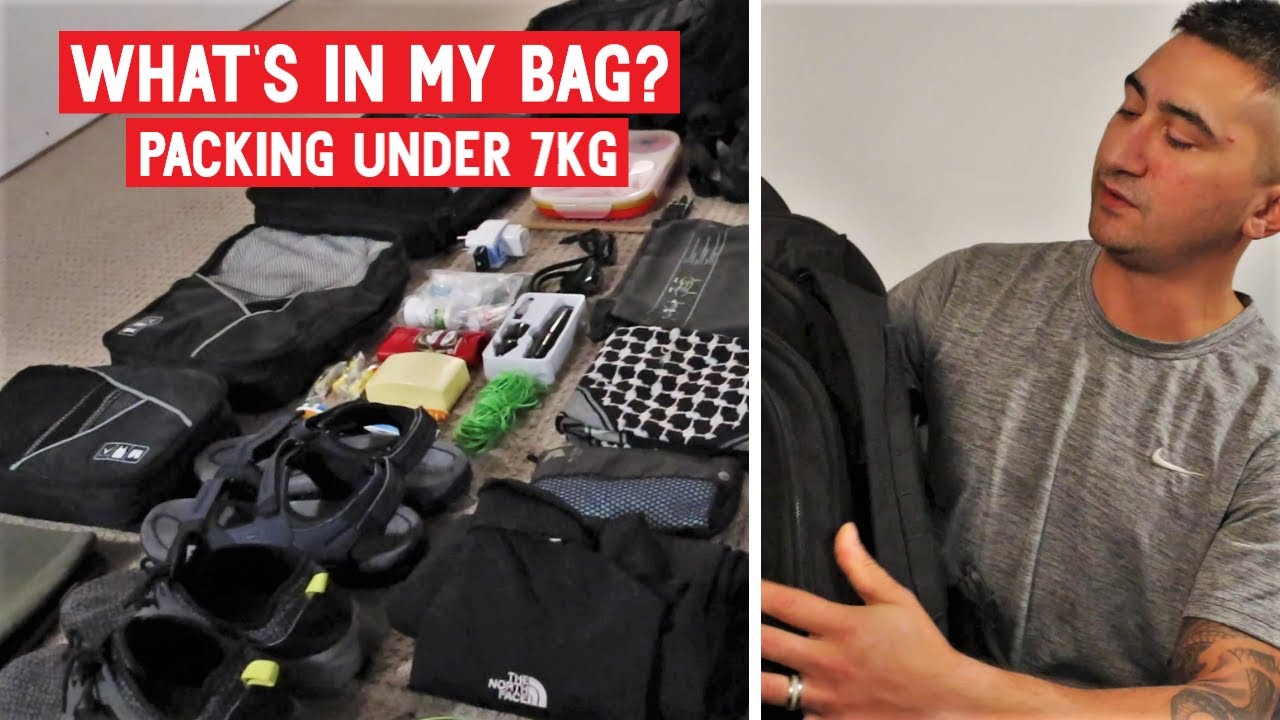 Men's Long-Term Travel Minimalist Packing (UNDER 7KG) | Updated