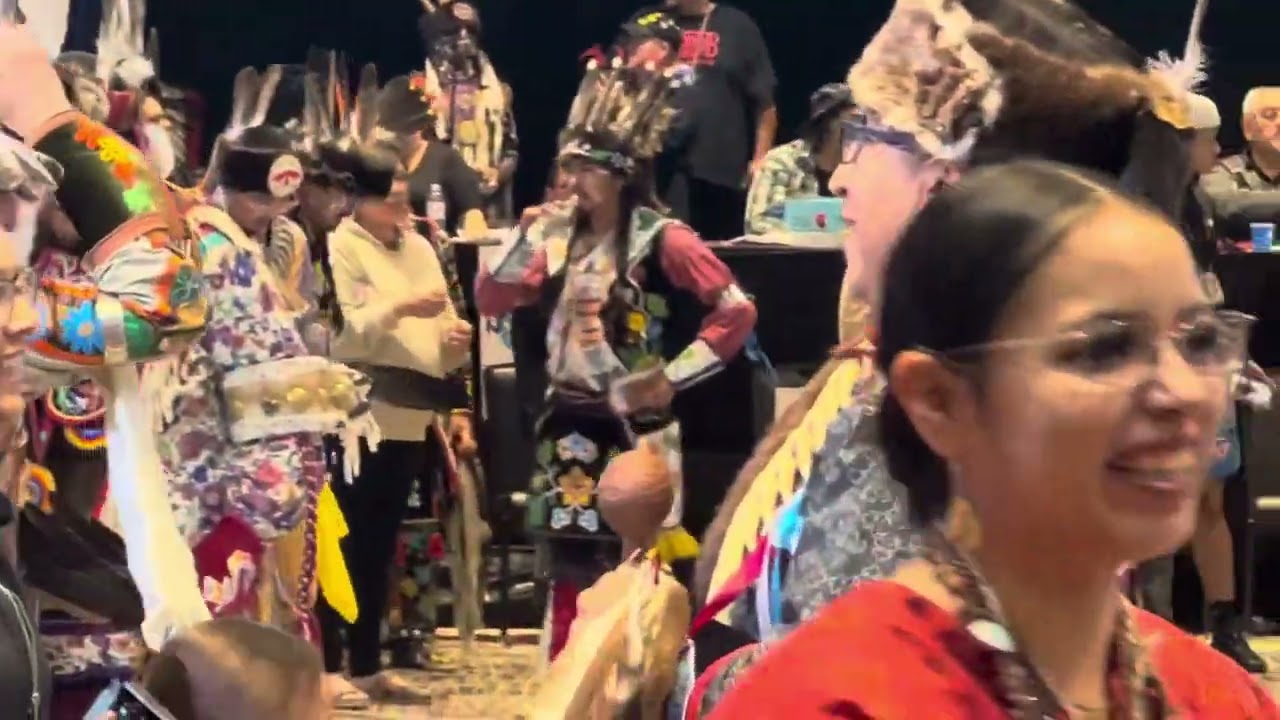 Jr Mens Woodland at Potawatomi Huntingmoon pow wow 2023 (Saturday night love)