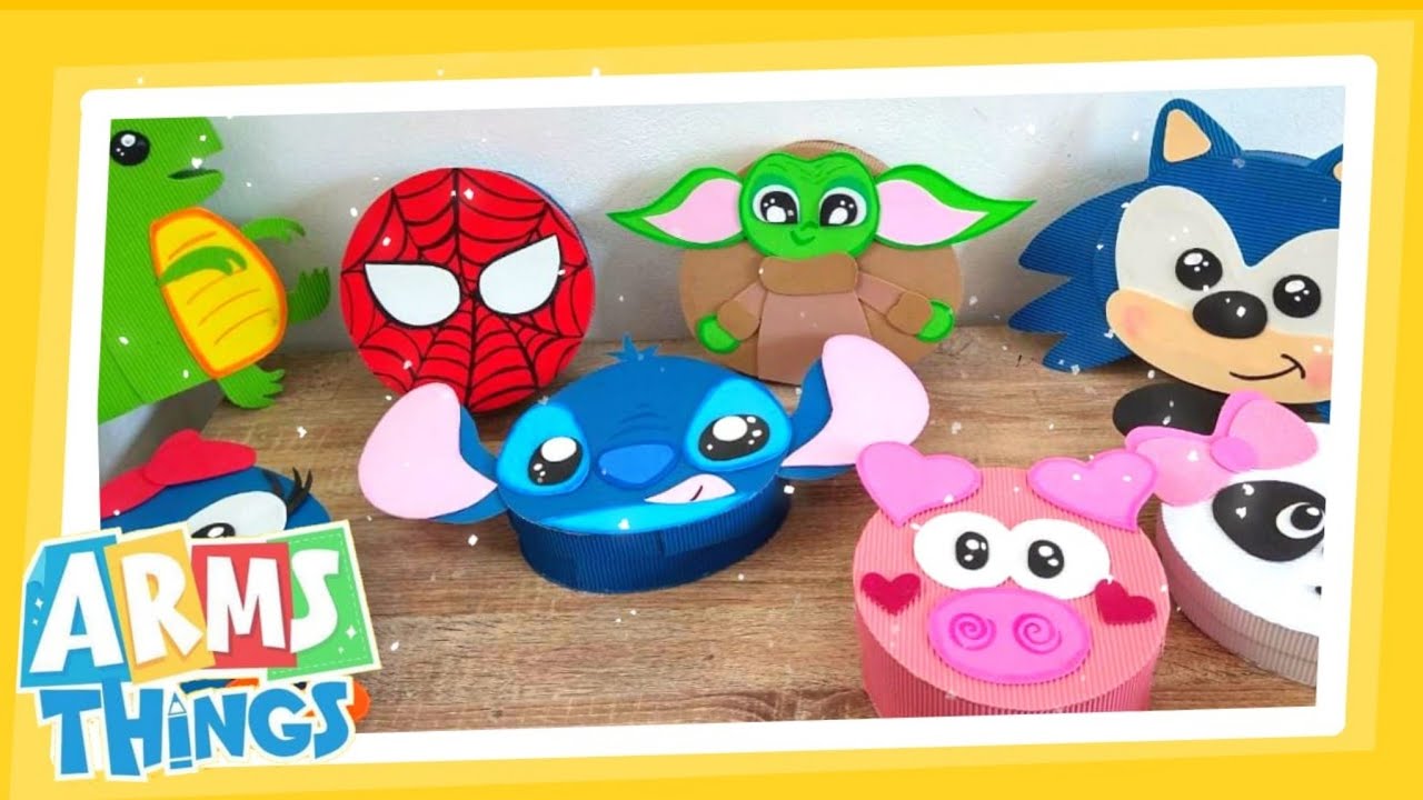DIY: Cajas Sorpresa // Día del niño // Como hacer una Caja sorpresa // Ideas para el día del niño 🎊🤩