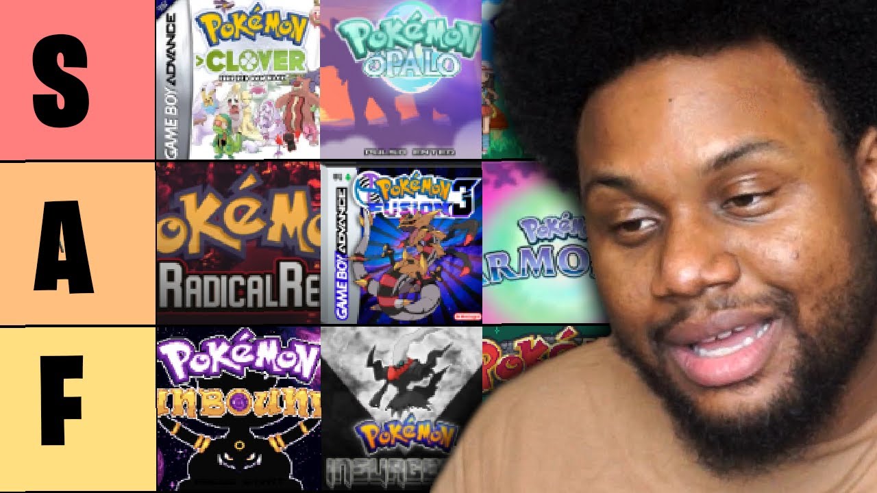 A Tier List Of 70+ Pokemon ROM Hacks & Fan Games I've Played