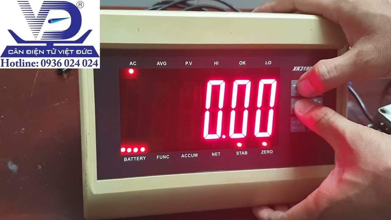 Cách cal chỉnh đầu cân điện tử t7e