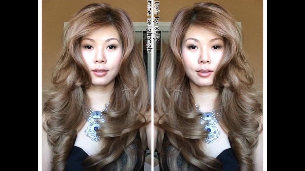 KellyHongLe: How to style your hair at home: Blow dry vs Hot rollers