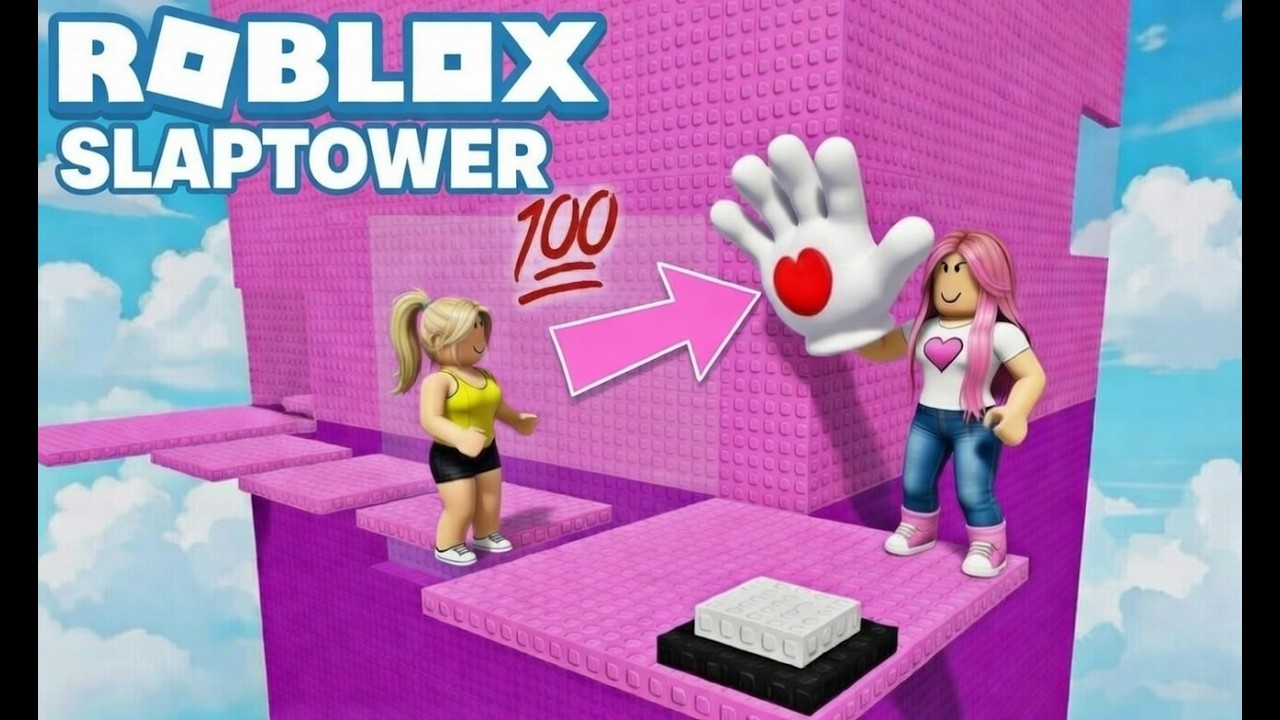 CONSEGUI CHEGAR NO TOPO DA SLAP TOWER? 😱 #Roblox