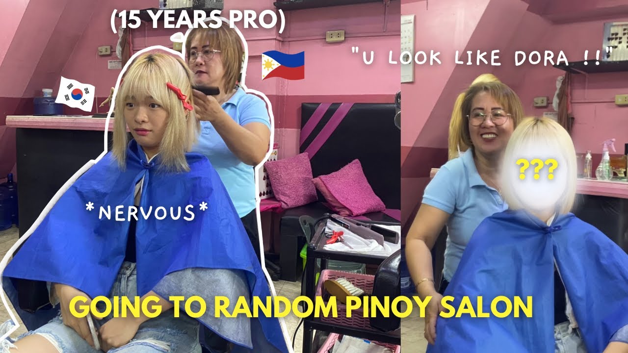 Experiencing Pinoy Local Salon with My Korean Cousin 🇵🇭 *LAUGHTRIP*