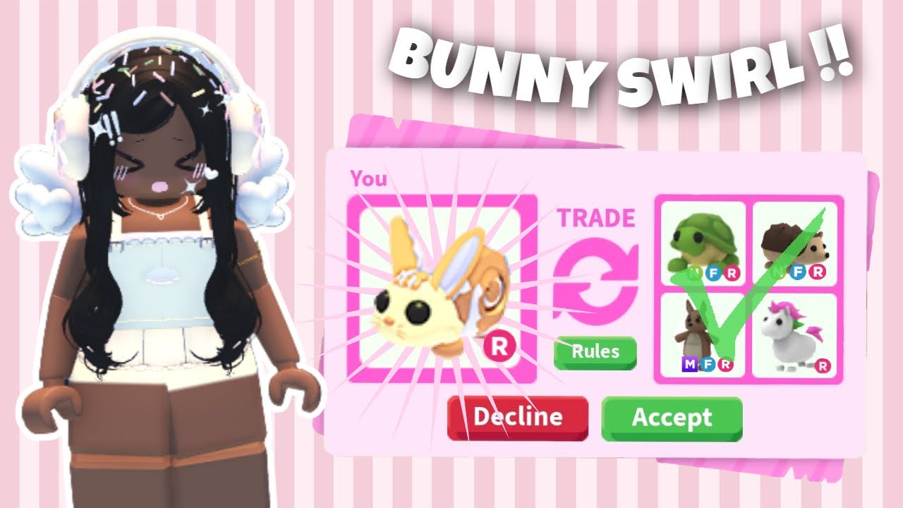 TRADING the NEW Bunny Swirl in Adopt Me! 🐰✨ (Best Offers?) | ChristinaMichellePlayz