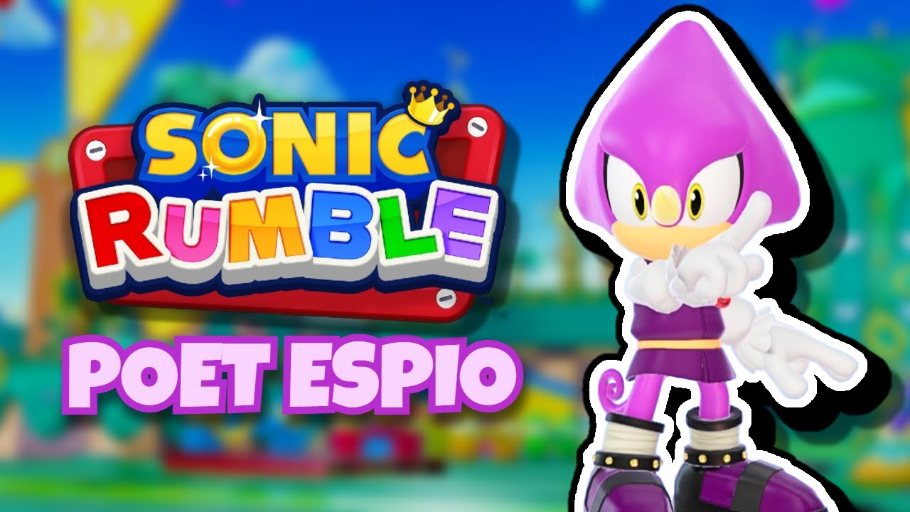 *NEW* Poet Espio Skin Showcase! | Sonic Rumble | The Speed Side