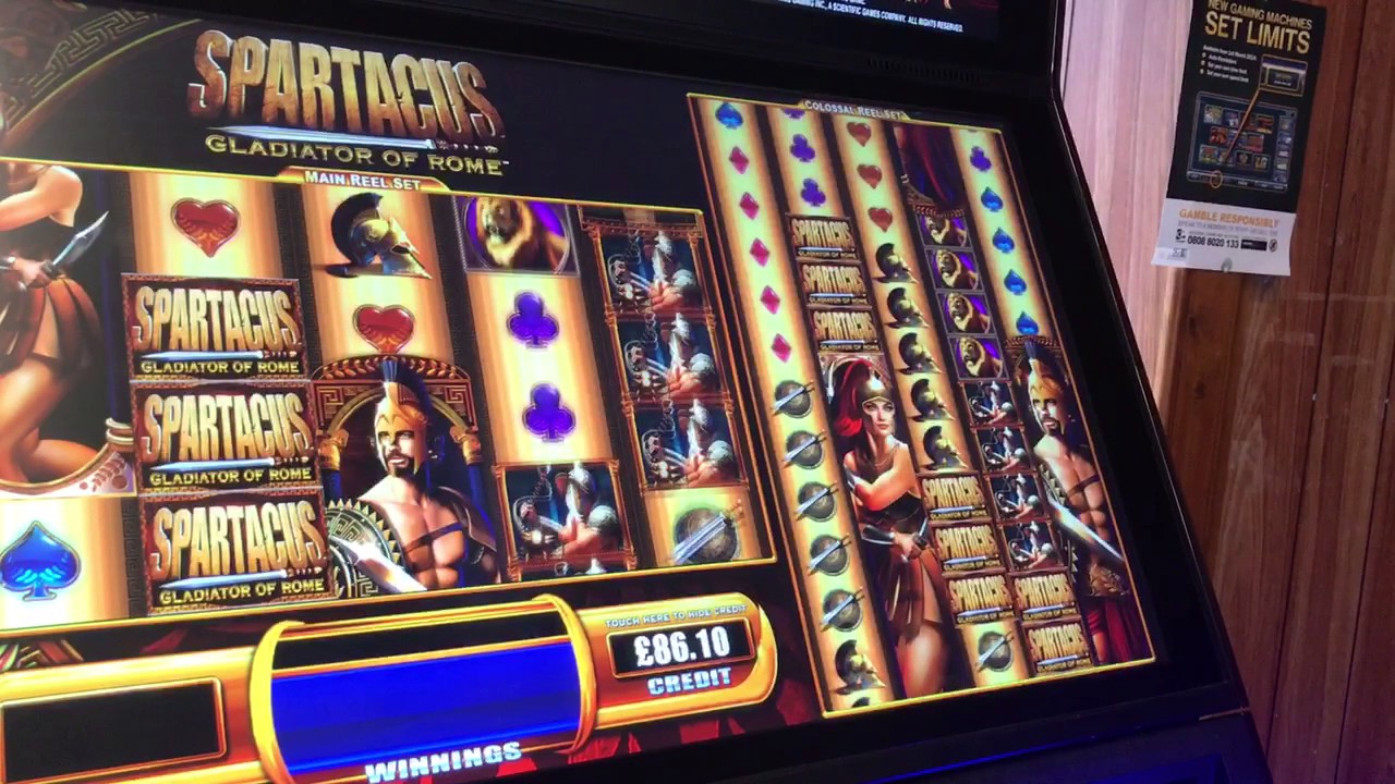 Spartacus slot gameplay lots of features & gambles FOBT