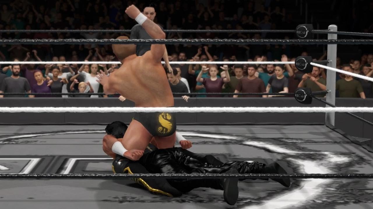 OCW 2k25 127 Anthony Rongio pounds on the back of a downed Unforgiven!