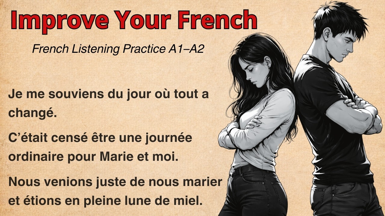 Understand French Through Story | An Emotional French Story  | Le Jeu mortel