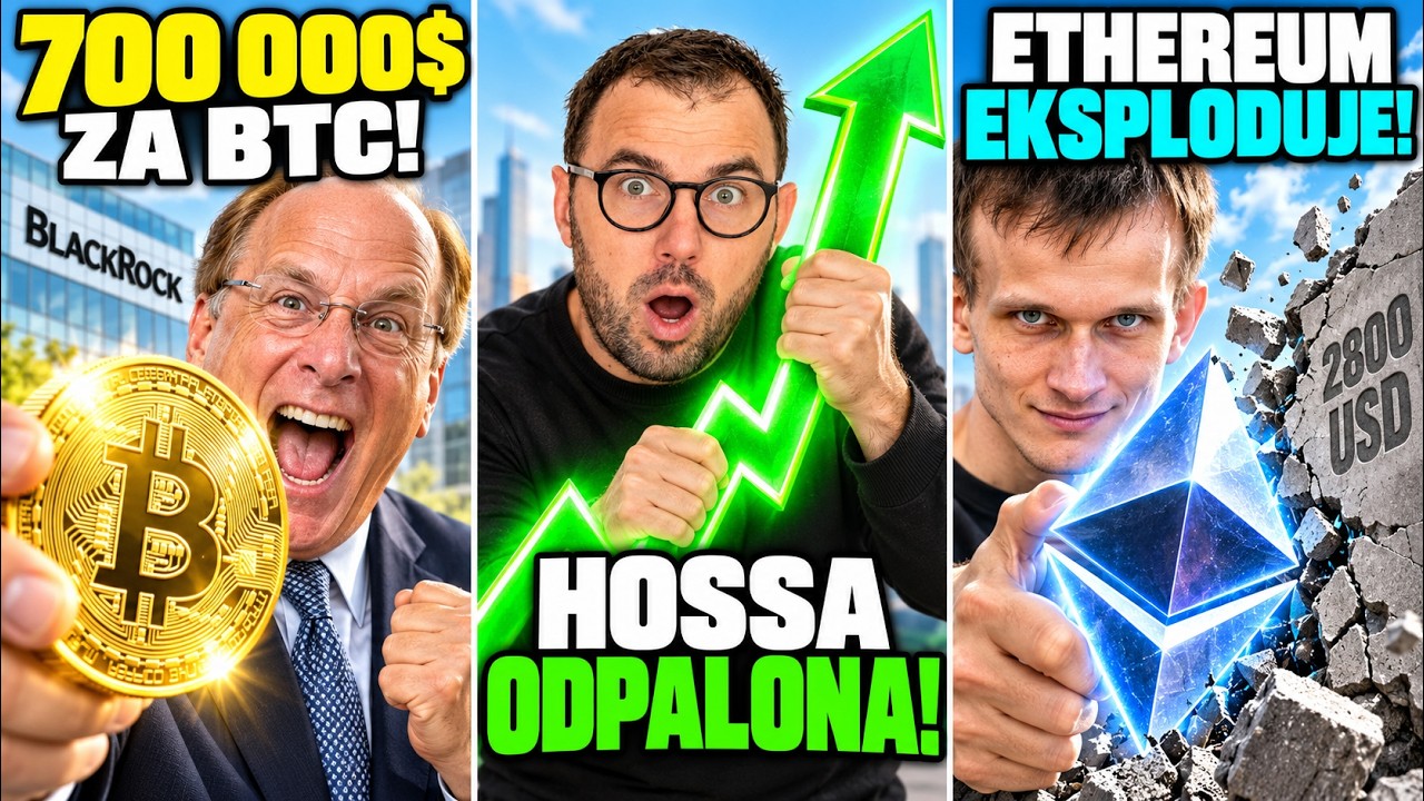 700 000$ ZA BITCOINA?! Szef BlackRocka ujawnia cel! Powt&oacute;rka z Amazona?