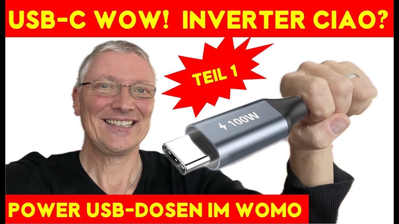 USB-C Wow! 🤩 Wechselrichter Ciao? 👋 Ist der Inverter überflüssig?