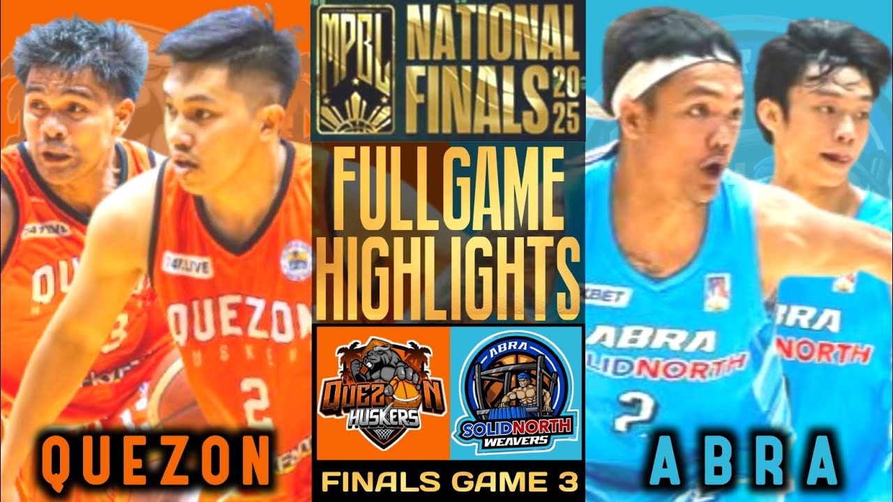 HISTORIC WIN! MPBL FINALS GAME 3 FULL HIGHLIGHTS | ABRA VS QUEZON (DECEMBER 16, 2025)