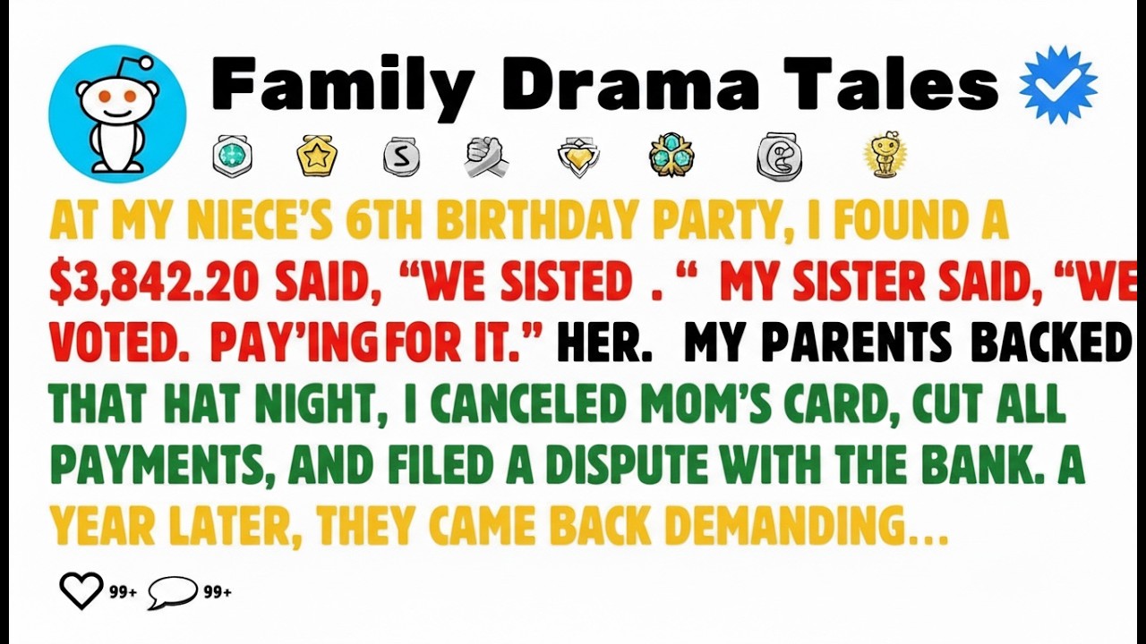 At My Niece’s 6th Birthday Party, I Found A $3842 20 Charge On My Card  My Sister Said, “We Voted…