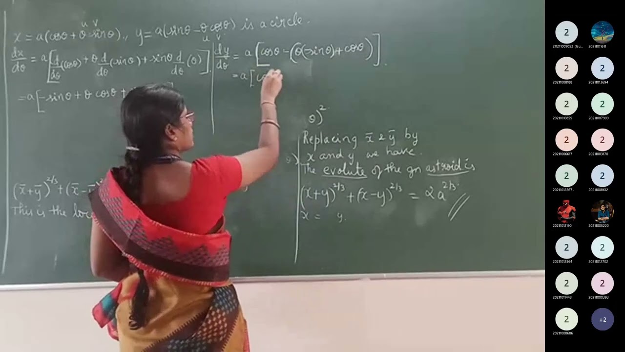 Find the Evolute of the curve x = a (cos θ+θ sin θ) and  y=a (sin θ- θ cos θ) is a circle.