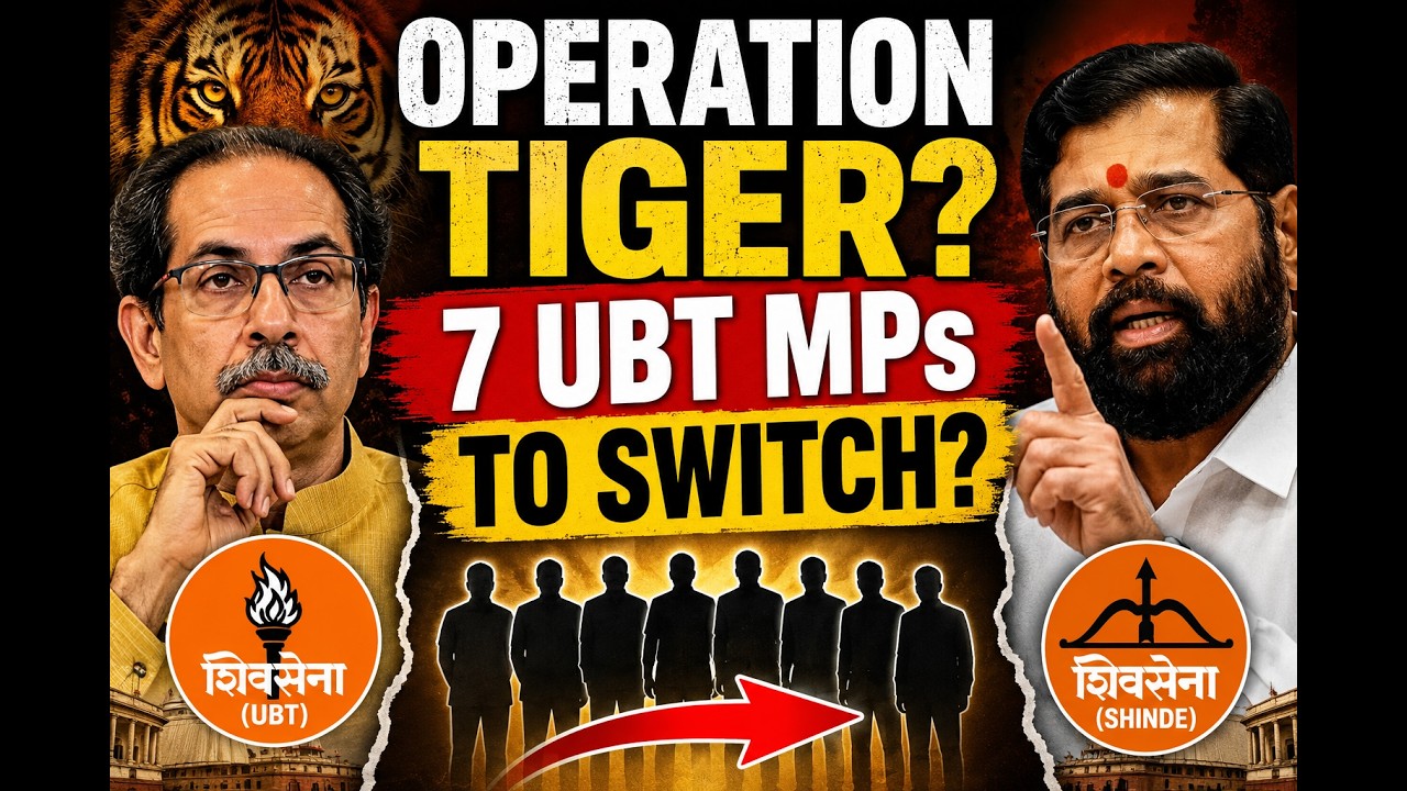 Operation Tiger? UBT Faces Rebellion Buzz as 7 MPs May Join Shinde Camp