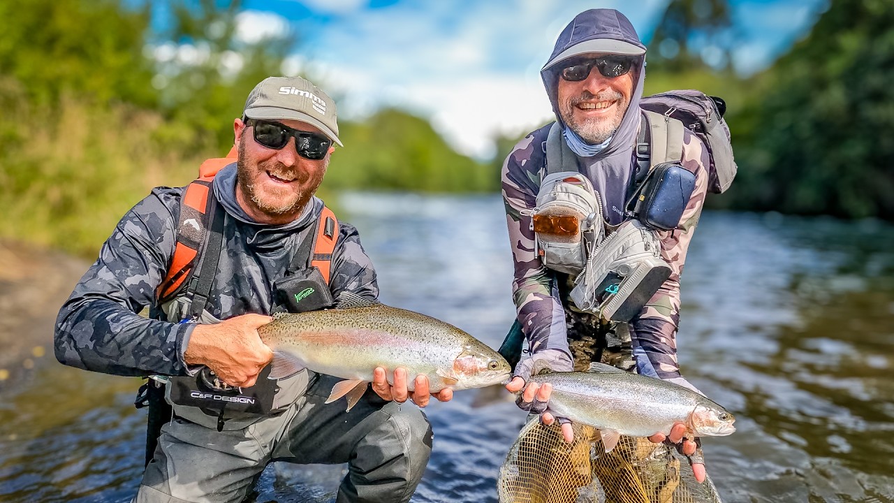 Big River, Big Trout! (Euro Nymphing New Zealand)
