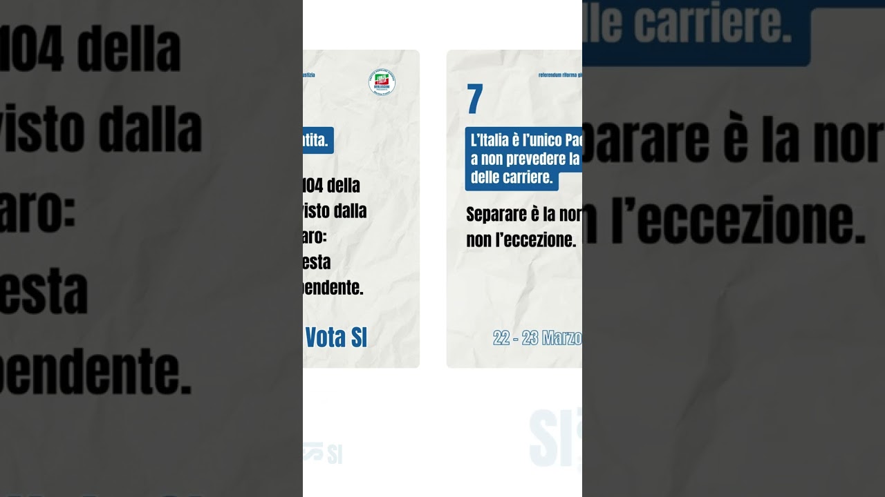 10 buoni motivi per votare S&Igrave;