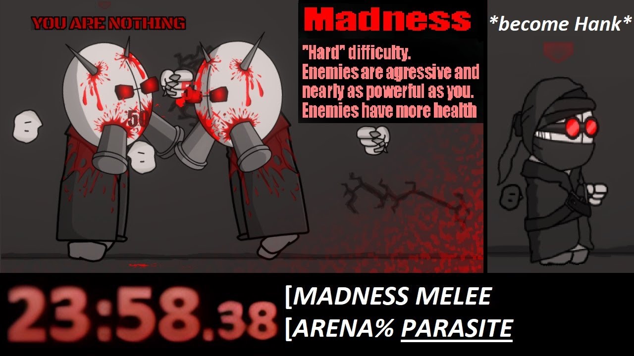 [WR] Madness Melee 1.0 | Arena% Speedrun | 23:58 | Parasite Origin, Madness Difficulty