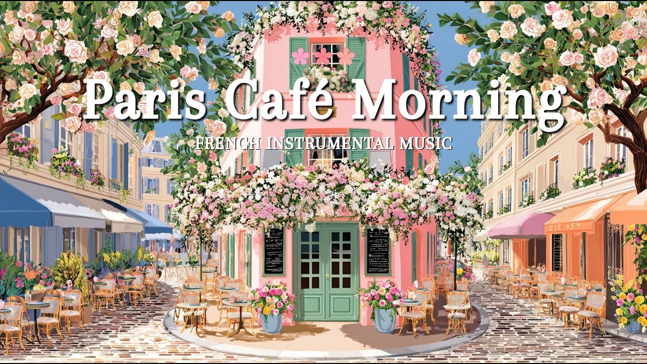 𝐏𝐚𝐫𝐢𝐬 𝐂𝐚𝐟𝐞́ 𝐌𝐨𝐫𝐧𝐢𝐧𝐠 ☕ Soft French Jazz & Instrumental Music | Elegant & Relaxing Playlist