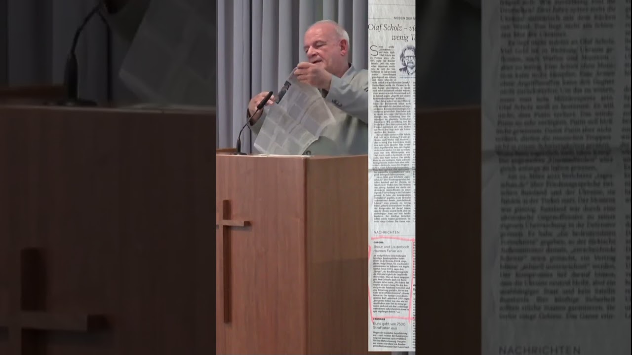Peter Hahne Gro&szlig;e Meldung ganz klein   #short. #peterhahne #Mut #wahrheit