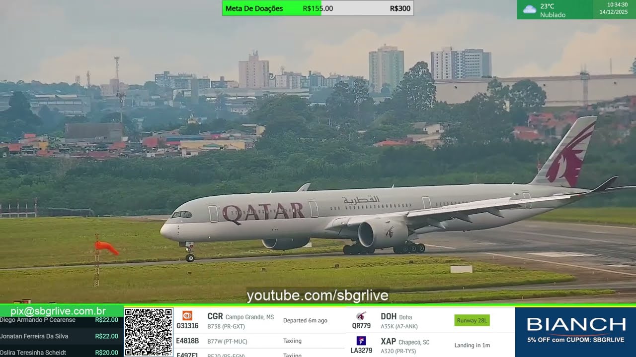 Live transmitida em 14/12/2025 dia