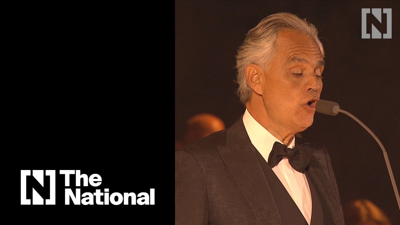 Bocelli performs at Saudi Arabia's ancient city of Hegra