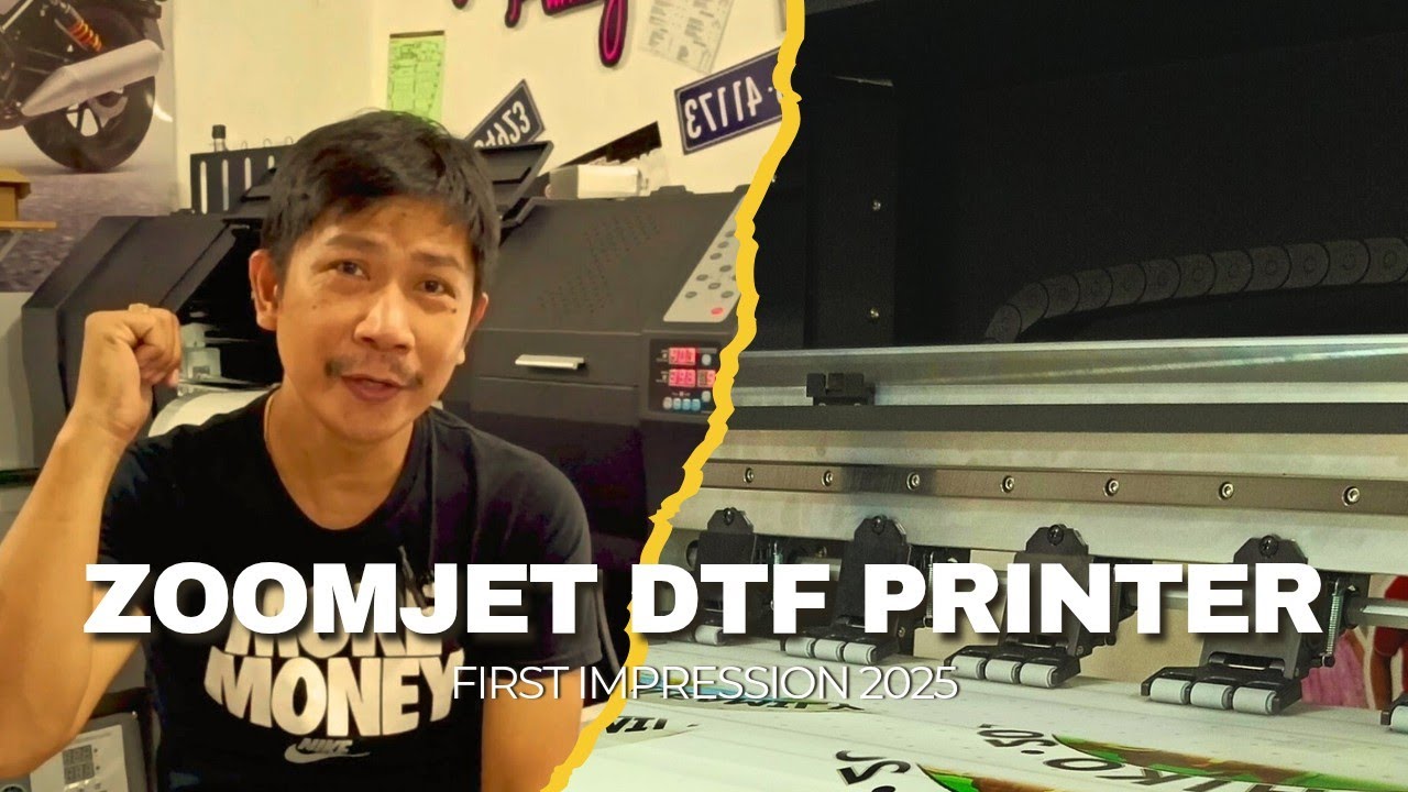 Zoomjet DTF Printer First Impression 2025