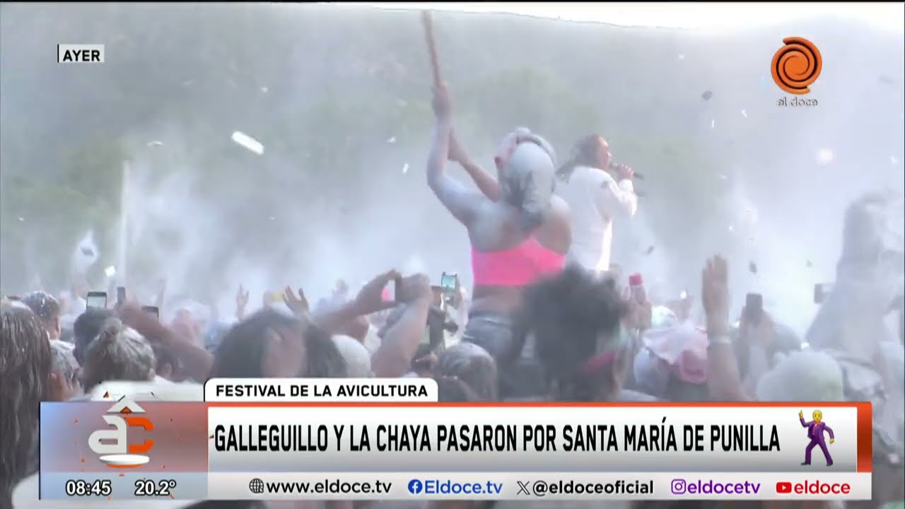 ESTALL&Oacute; la Fiesta Chayera con Galleguillo y la BUENA ONDA del p&uacute;blico