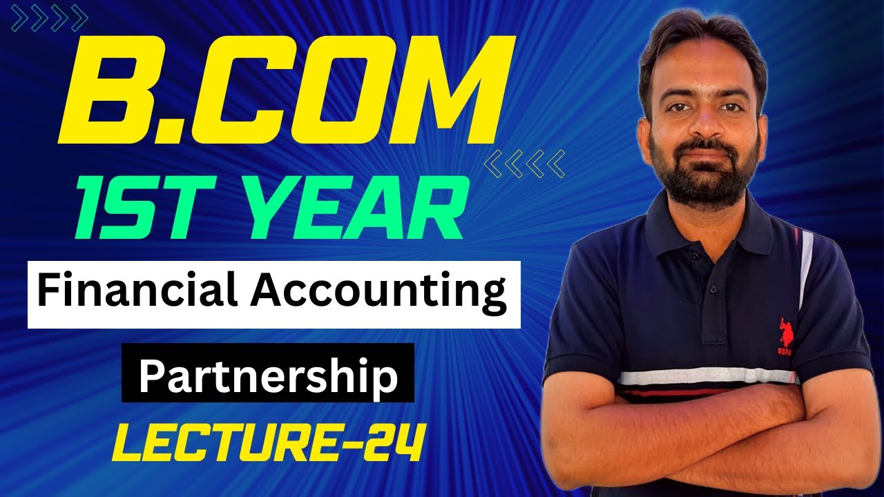 Numerical Problem Solution | Retirement and Death of Partner | partnership Accounts Lecture-24