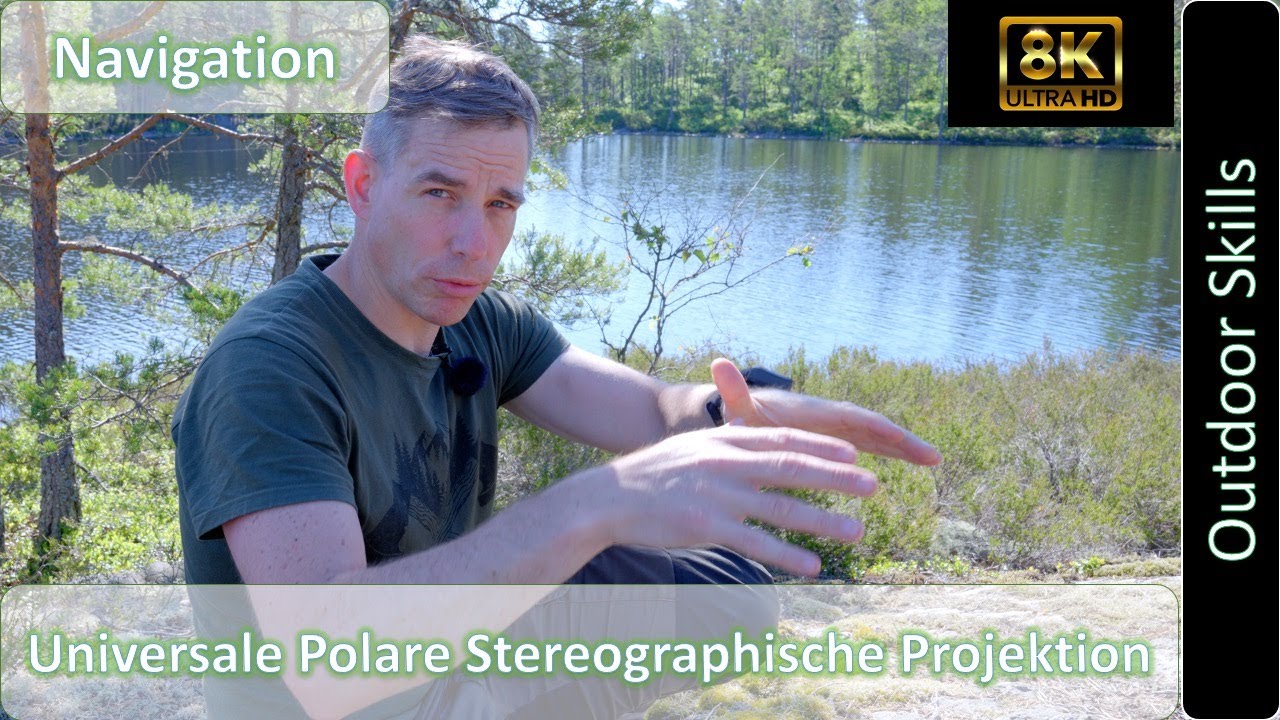 Navigation -  Universale Polare Stereographische Projektion - german - 8k