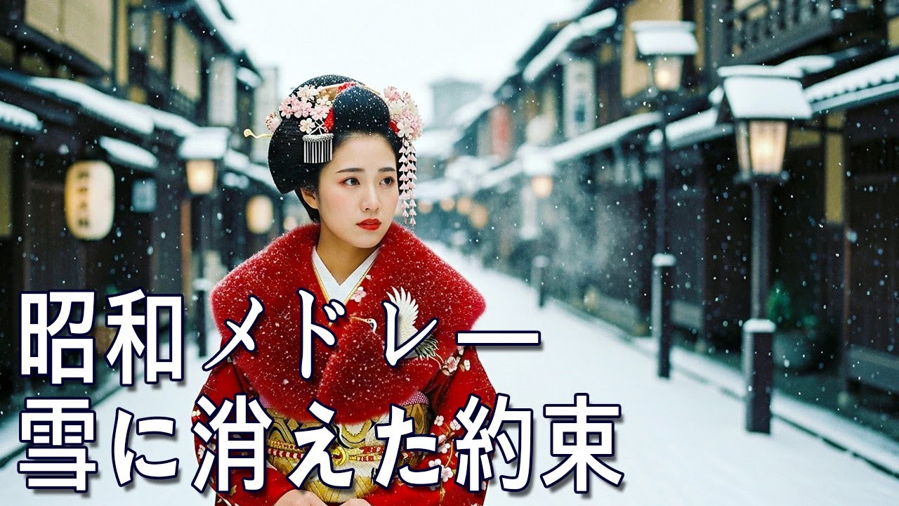 【演歌オリジナル】雪の新潟で別れた恋｜昭和レトロ8曲メドレー