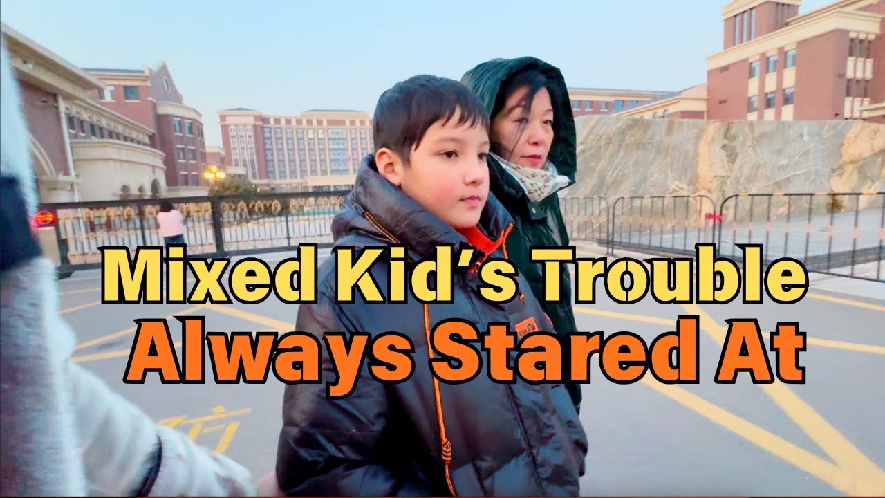 Mixed kid’s always stared at outside, totally helpless.