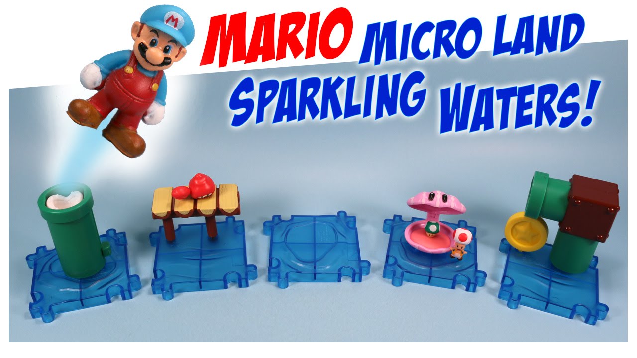 Super Mario Bros. U Micro Land Sparkling Waters Nintendo Series 1-2