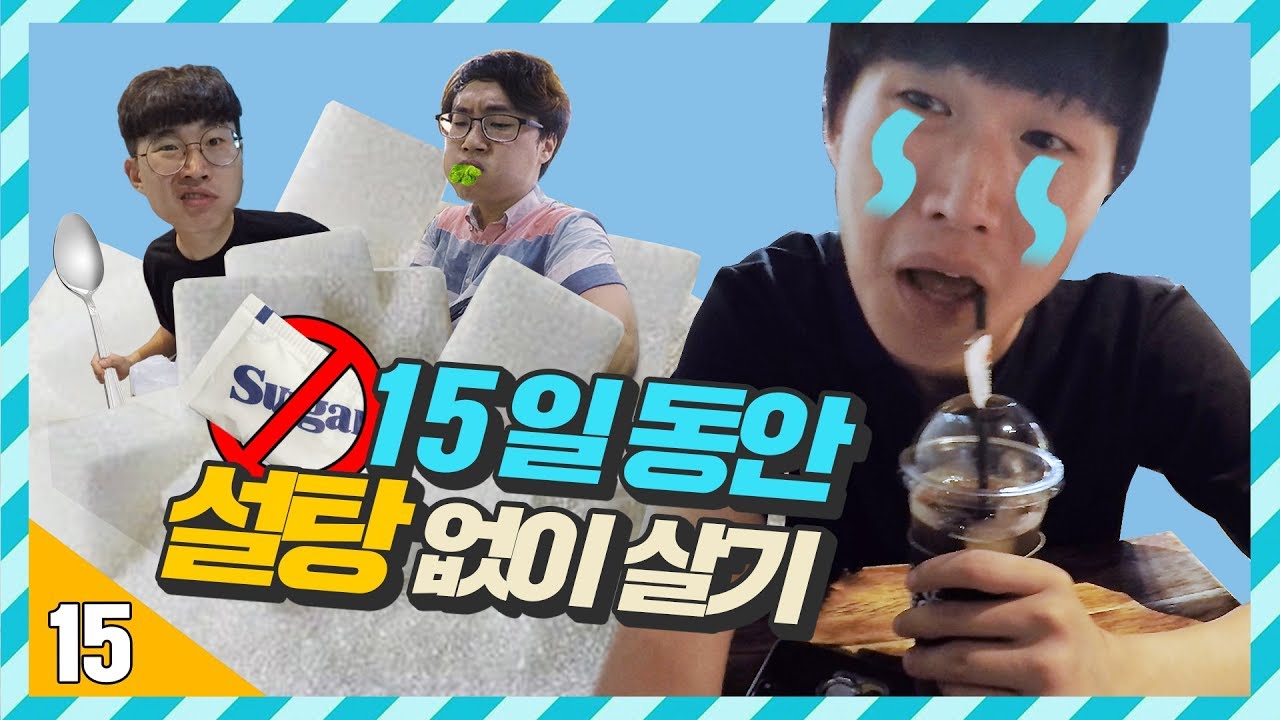 15일 동안 | 설탕 안 먹었을 때 몸의 변화 [ 7/15/30 : 설탕 안 먹고 살기 도전 ] 보이즈빌리지