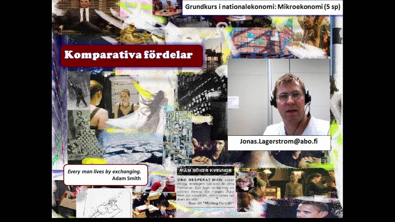 3. Komparativa fördelar: Varför samarbeta? [Grundkurs i nationalekonomi: Mikroekonomi]