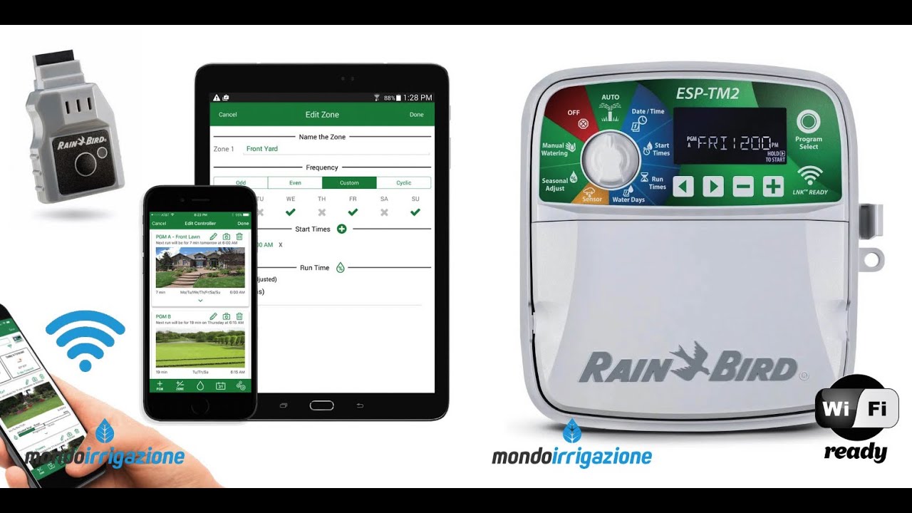 Centralina Rain Bird ESP-TM2: guida alla programmazione