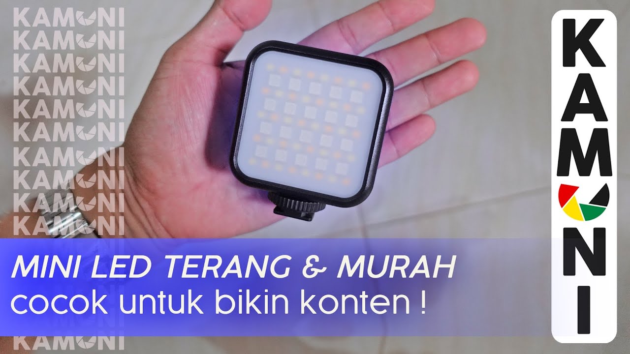UNBOXING MINI LED MURAH cuma 200ribuan! GODOX LED6R LITEMONS! | #KAMUNI 28