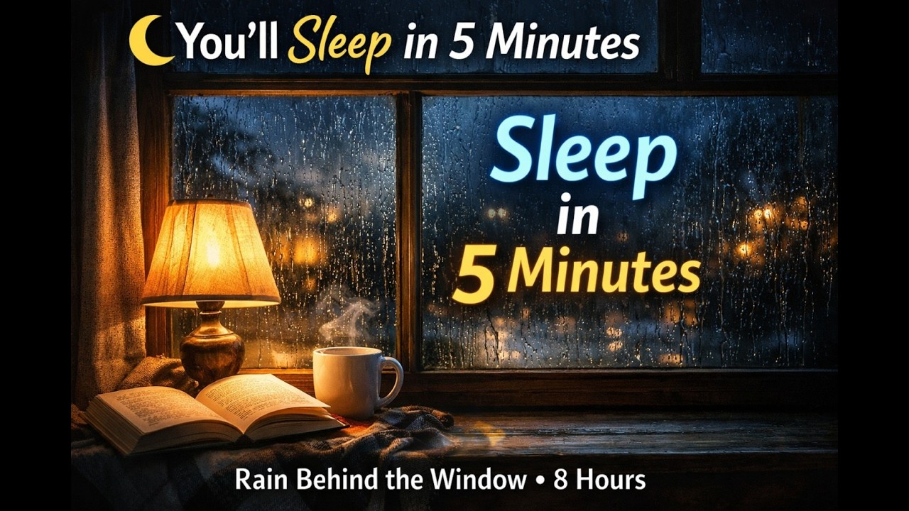 😴 This Rain Sound Will Knock You Out – 8 Hours for Deep Sleep