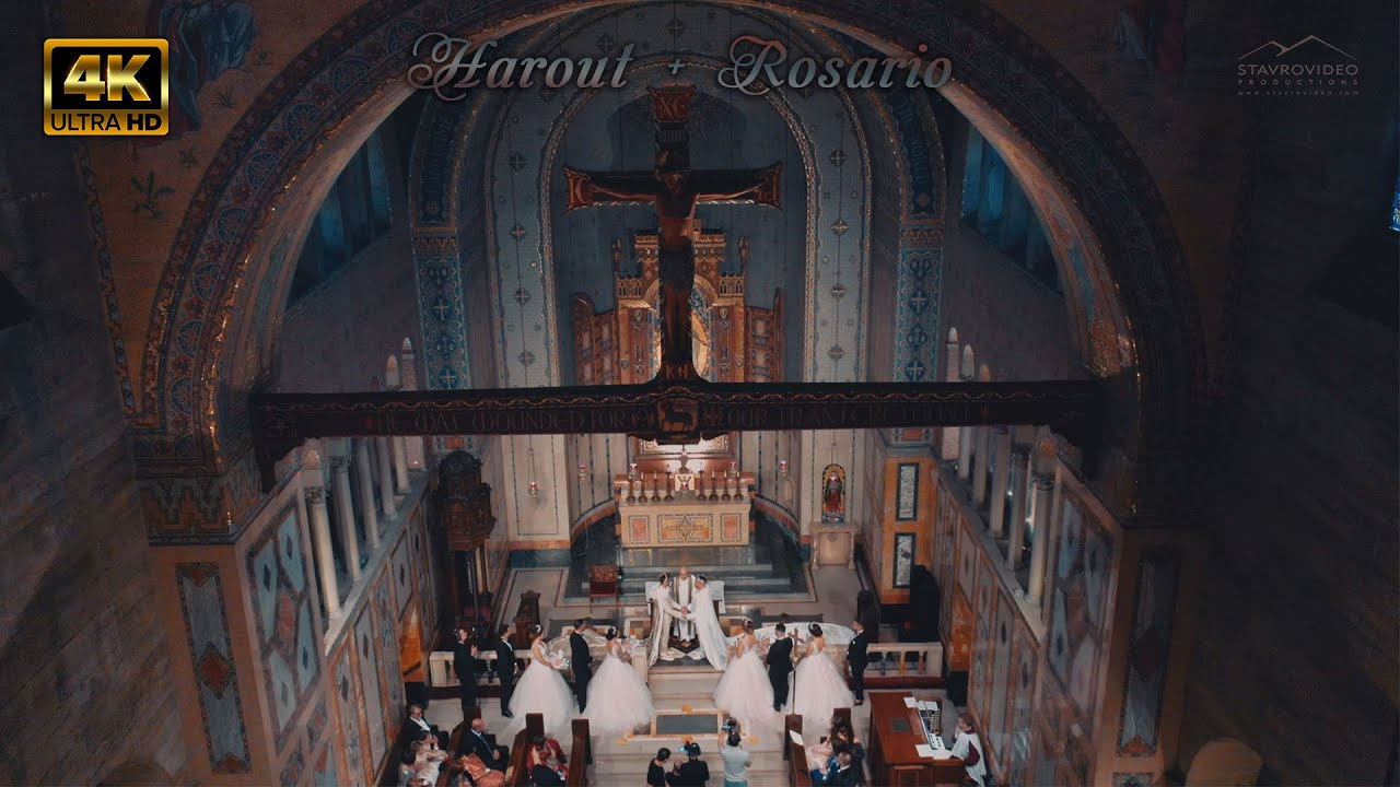 Harout + Rosario's 4K UHD GAY Wedding  in Regency hall, st John church and  Museum of History