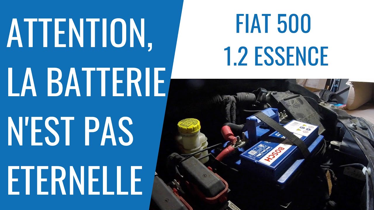 Fiat 500 - Remplacer la batterie