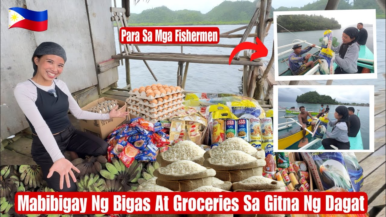 Pag Mangingisda Ka May Bigas At Groceries Sharing Blessings|Para Sa Taga Dagat❤️ 