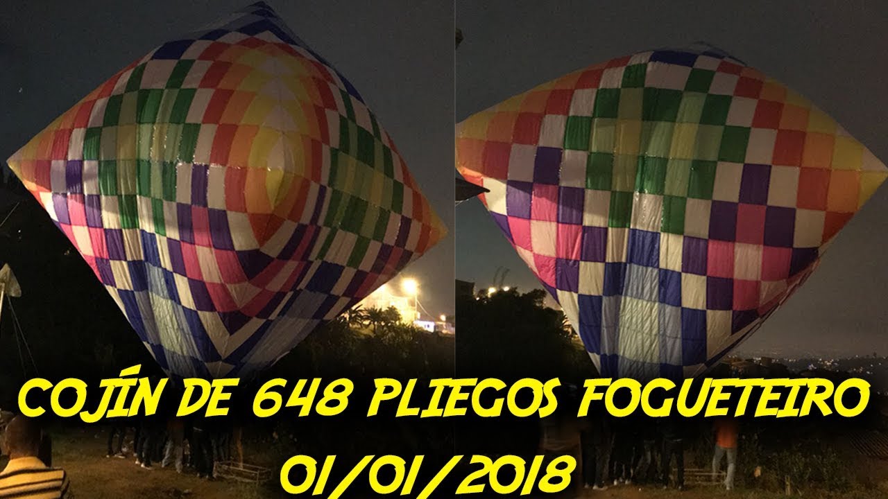 Coj&iacute;n de 648 pliegos fogueteiro - Turma Buitres